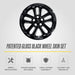 Patented gloss black snap-on wheel skin WSK730-17BLK for 2020 Ford Escape