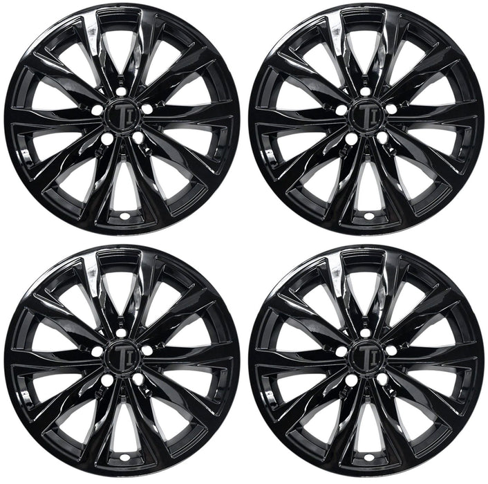 Four WSK731-18BLK gloss black wheel skins from the set for 2024 Honda CR-V