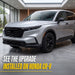WSK731-18BLK gloss black wheel skins installed on a Honda CR-V