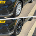 Before and after: Honda CR-V factory look vs WSK731-18BLK gloss black wheel skins