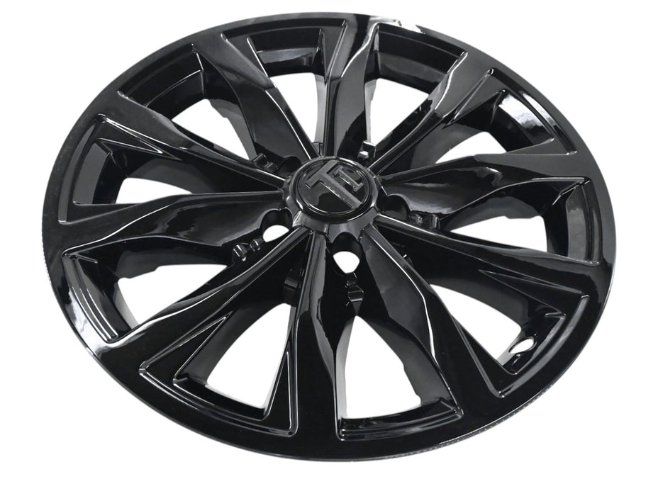 WSK731-18BLK gloss black wheel skins for 2024 Honda CR-V, angled view