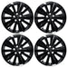 Set of four WSK734-19BLK gloss black 19-inch wheel skins for 2022 Nissan Altima