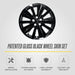Patented gloss black snap-on wheel skin WSK734-19BLK for 2022 Nissan Altima