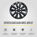 Patented gloss black snap-on wheel skin WSK737-20BLK for 2024 Chevrolet Suburban LS
