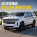 2024 Chevrolet Tahoe LS with Trim Illusion WSK737-20BLK Gloss Black Wheel Skins installed