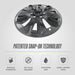 Patented snap-on technology - WSK737-20BLK wheel skin for 2023 Chevrolet Tahoe LS