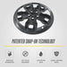 Patented snap-on technology - WSK740-17BLK wheel skin installs in minutes on 2023 Ford Bronco Sport