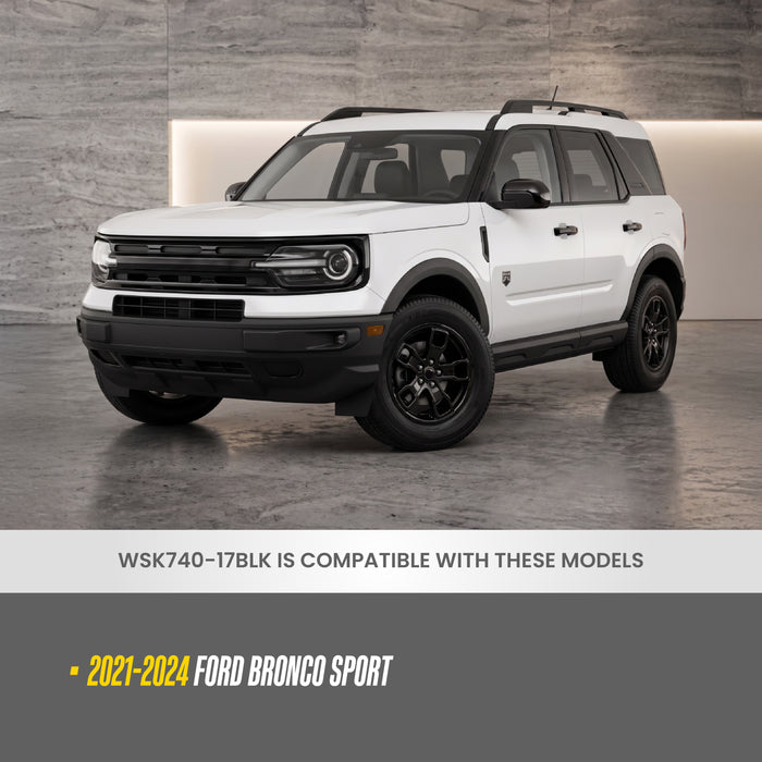 WSK740-17BLK compatibility - fits 2021 Ford Bronco Sport