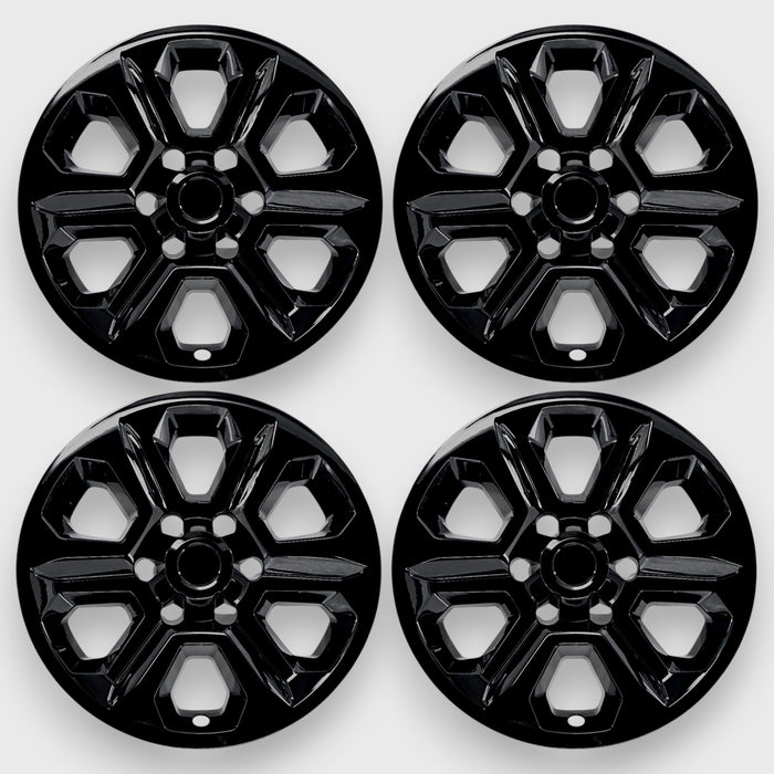 Chrome Delete Gloss Black 17" Wheel Skin Set - WSK741-17BLK