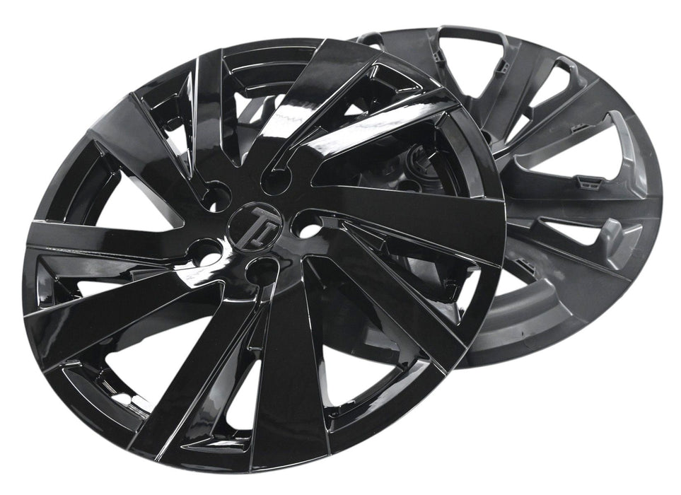 Pair of WSK742-18BLK gloss black wheel skins for 2023 Chevrolet Equinox