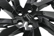 Close-up of WSK742-18BLK gloss black wheel skins for 2023 Chevrolet Equinox