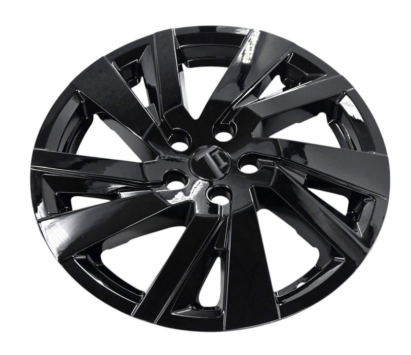 WSK742-18BLK gloss black wheel skins for 2023 Chevrolet Equinox, angled view