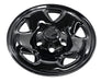WSK744-16BLK gloss black wheel skins for 2021 Toyota Tacoma, angled view
