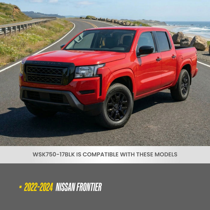 WSK750-17BLK compatibility: fits 2022-2024 Nissan Frontier, shown on a Nissan Frontier
