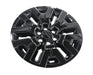WSK750-17BLK gloss black wheel skins for 2023 Nissan Frontier, angled view
