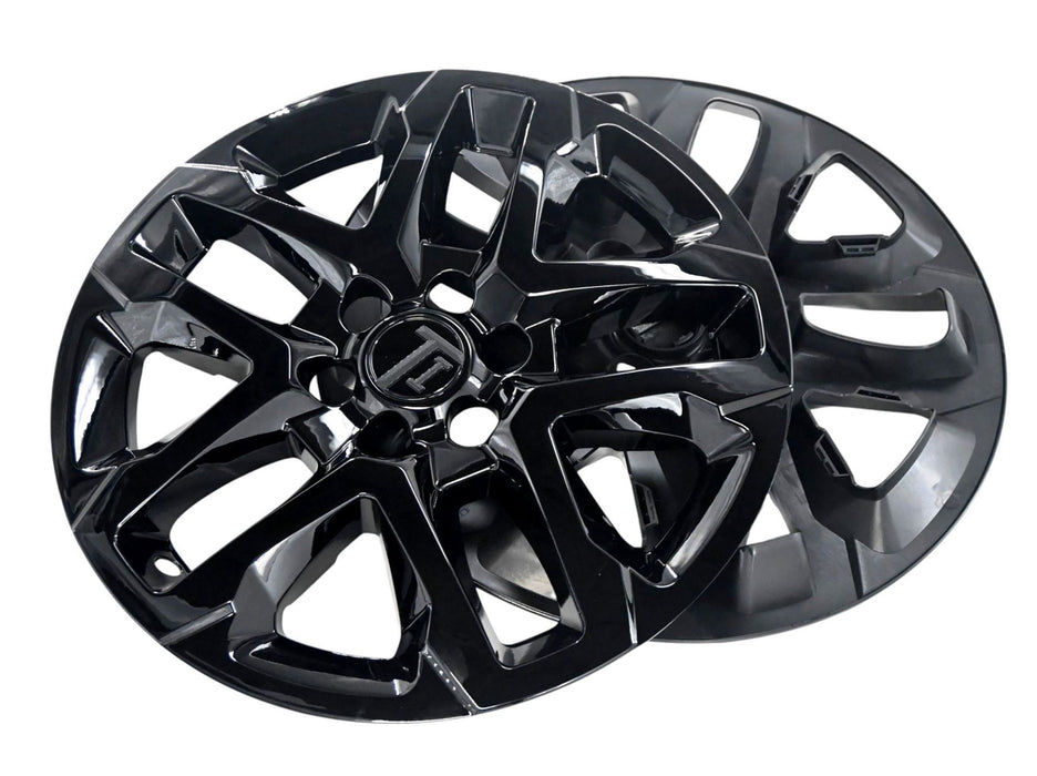 Pair of WSK755-18BLK gloss black wheel skins for 2023 Chevrolet Traverse