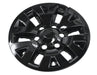 WSK756-16BLK gloss black wheel skins for 2019 Toyota Tacoma, angled view
