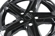 Close-up of WSK758-16BLK gloss black wheel skins for 2025 Chevrolet Malibu