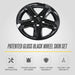 WSK758-16BLK patented gloss black wheel skin set for 2025 Chevrolet Malibu - feature icons