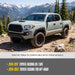 WSK761-16BLK compatibility: fits 2016-2023 Toyota Tacoma, shown on a Toyota Tacoma