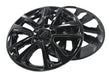 Pair of WSK817-17BLK gloss black wheel skins for 2024 Chevrolet Trailblazer