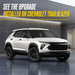 WSK817-17BLK gloss black wheel skins installed on a Chevrolet Trailblazer