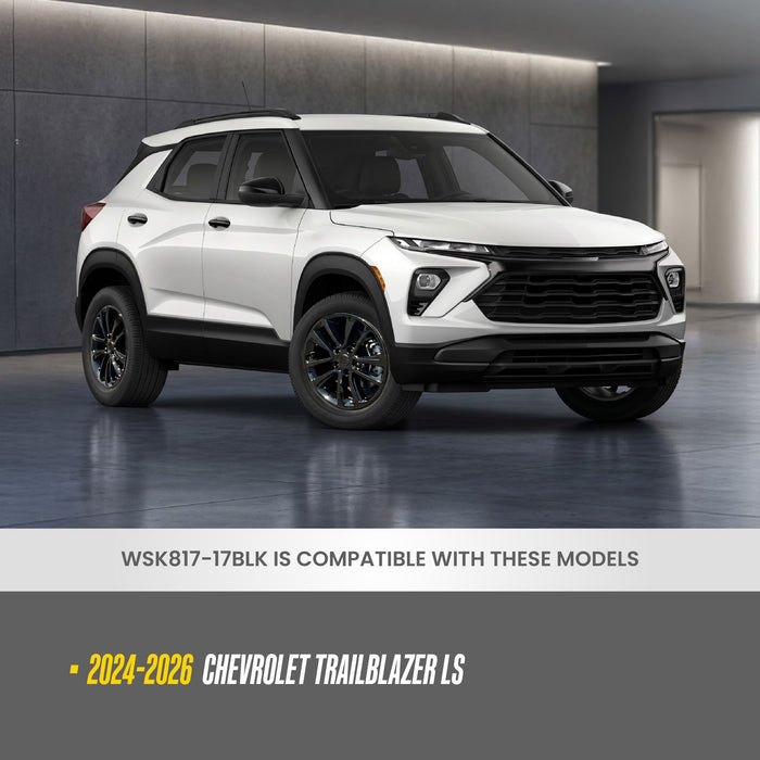 WSK817-17BLK compatibility: fits 2024-2026 Chevrolet Trailblazer, shown on a Chevrolet Trailblazer