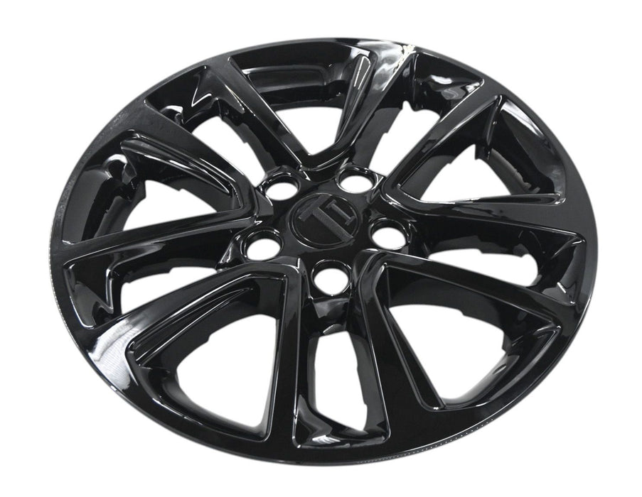 WSK817-17BLK gloss black wheel skins for 2024 Chevrolet Trailblazer, angled view