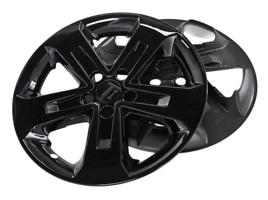 Pair of WSK827-18BLK gloss black wheel skins for 2025 Honda Pilot
