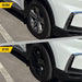 Before and after: Honda Pilot factory look vs WSK827-18BLK gloss black wheel skins