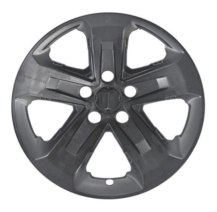 Back of WSK827-18BLK gloss black wheel skins for 2023 Honda Pilot, showing the snap-on clips