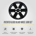 WSK831-19BLK patented gloss black wheel skin set for 2026 Honda Prologue - feature icons