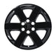 Single WSK831-19BLK gloss black wheel skins for 2024 Honda Prologue, front view