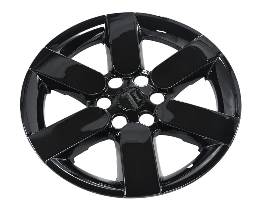 WSK831-19BLK gloss black wheel skins for 2024 Honda Prologue, angled view