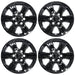 Set of four WSK832-17BLK gloss black 17-inch wheel skins for 2019 Ford Ranger XL
