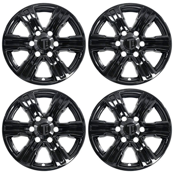 Set of four WSK832-17BLK gloss black 17-inch wheel skins for 2022 Ford Ranger XL