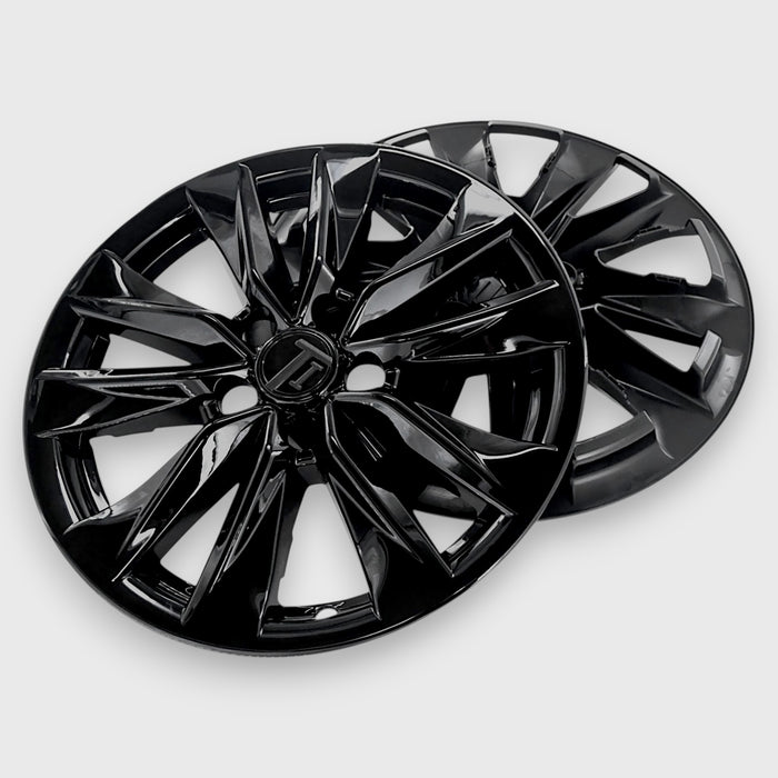 Chrome Delete Gloss Black 17" Wheel Skin Set - WSK839-17BLK