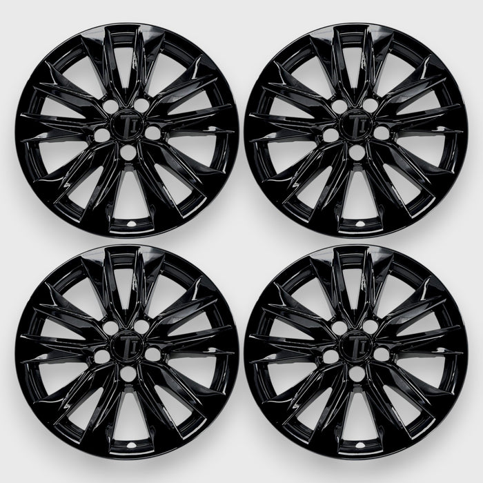 Chrome Delete Gloss Black 17" Wheel Skin Set - WSK839-17BLK