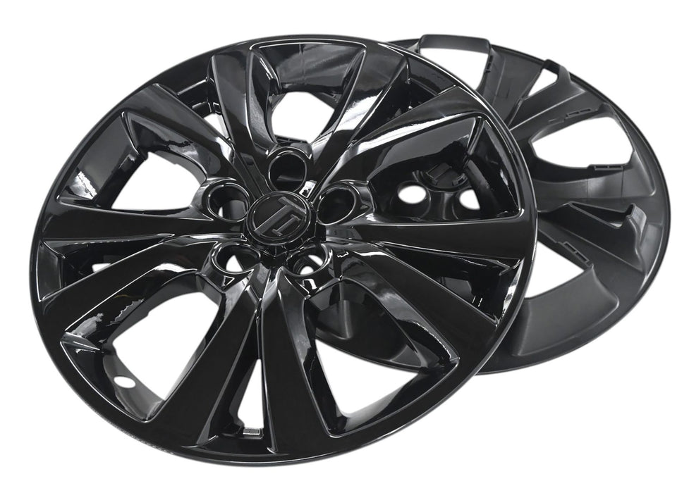 Pair of WSK840-18BLK gloss black wheel skins for 2026 Mazda CX-30