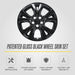 WSK840-18BLK patented gloss black wheel skin set for 2023 Mazda CX-30 - feature icons