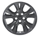 Back of WSK840-18BLK gloss black wheel skins for 2024 Mazda CX-30, showing the snap-on clips