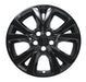 Single WSK840-18BLK gloss black wheel skins for 2023 Mazda CX-30, front view