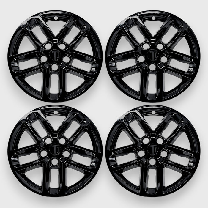 Chrome Delete Gloss Black 18" Wheel Skin Set - WSK845-18BLK