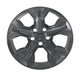 Back of WSK849-17BLK gloss black wheel skins for 2024 Honda HR-V, showing the snap-on clips