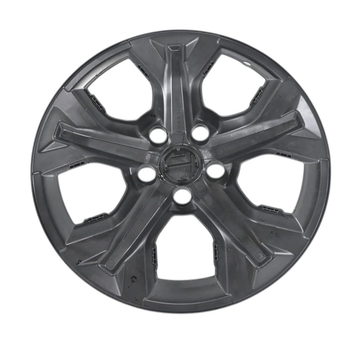 Back of WSK849-17BLK gloss black wheel skins for 2025 Honda HR-V, showing the snap-on clips