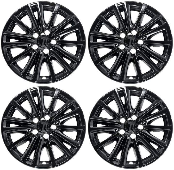 Four WSK854-17BLK gloss black wheel skins from the set for 2019 Mazda CX-5