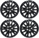 Four WSK854-17BLK gloss black wheel skins from the set for 2019 Mazda CX-5