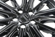 Close-up of WSK854-17BLK gloss black wheel skins for 2019 Mazda CX-5