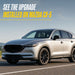WSK854-17BLK gloss black wheel skins installed on a Mazda CX-5
