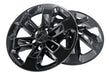 Pair of WSK857-18BLK gloss black wheel skins for 2020 Ram 1500